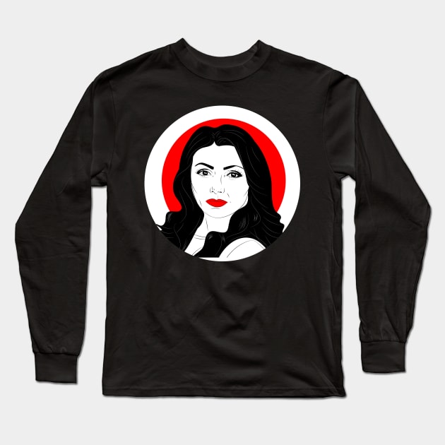 Marcia M. Long Sleeve T-Shirt by OneLittleCrow